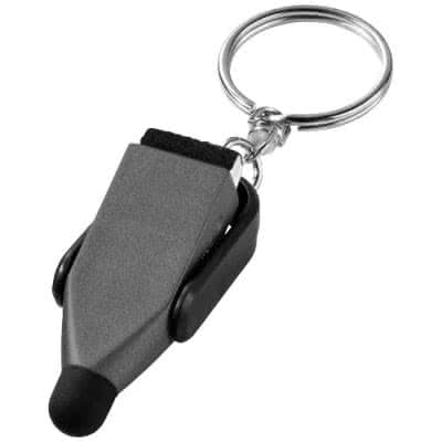 Chaîne de porte-clés stylet et nettoyeur d'écran Arc
