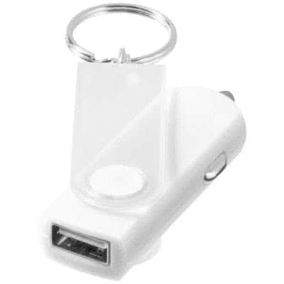 Adaptateur allume-cigare porte-clés Swivel
