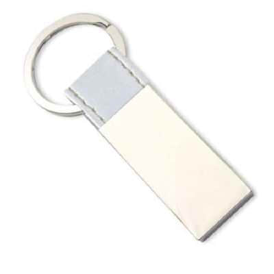 PORTE-CLÉS METAL SIMILICUIR