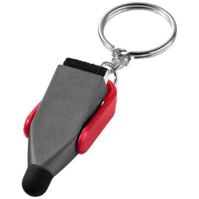 Chaîne de porte-clés stylet et nettoyeur d'écran Arc