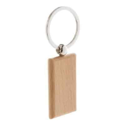 Porte clés chèque en bois